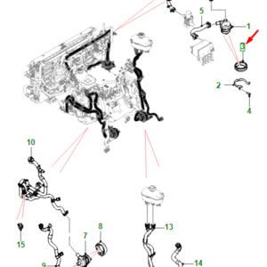 JAGUAR I-PACE X590 Between Pump And Bracket Rubber Grommet J9D1106 ORIGINAL