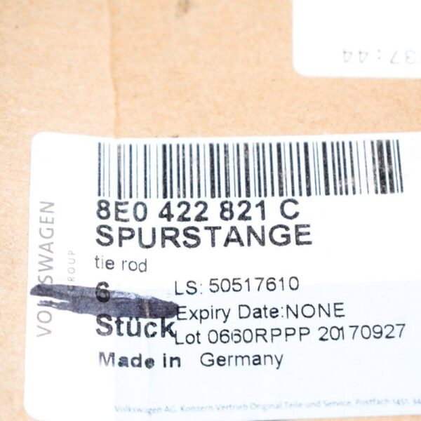 AUDI A4 B8 ORIGINAL Steering Rack Track Rod 8E0422821C 2009 - Image 4