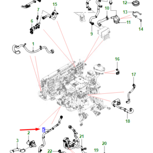 JAGUAR I-PACE X590 Chiller To 4-Way Connector Outlet Hose T4K8616 ORIGINAL