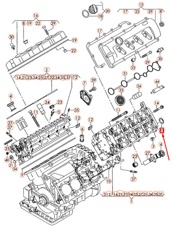 AUDI A4 B7 Engine Camshaft Shim Washer 079105193 ORIGINAL - Image 3