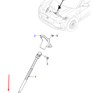 JAGUAR I-PACE X590 Steering column Universal Joint RHD T4K1097 ORIGINAL