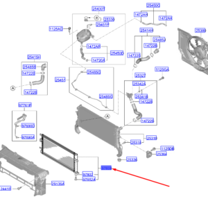 HYUNDAI i20 MK3 Cooler Condenser Assy 97606CO000 ORIGINAL