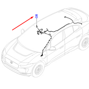 JAGUAR I-PACE X590 Roof Harness LHD T4K13213 ORIGINAL