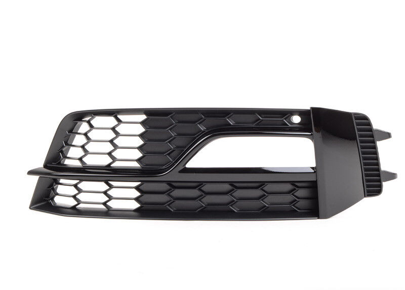 NEW AUDI A4 S4 13-16 S-LINE BUMPER LIGHT GRILL LEFT SATIN BLACK 8K0807681Q 1 NEW AUDI A4 S4 13-16 S-LINE BUMPER LIGHT GRILL LEFT SATIN BLACK 8K0807681Q