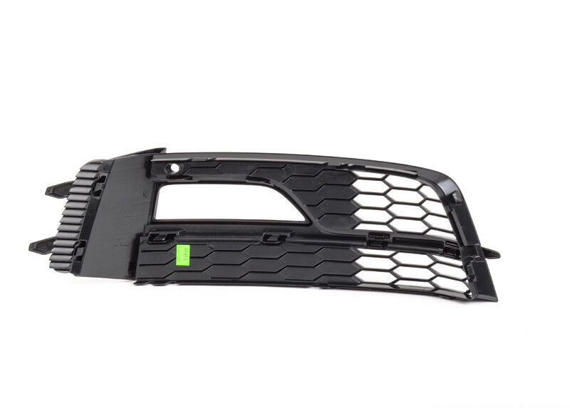 NEW AUDI A4 S4 13-16 S-LINE BUMPER LIGHT GRILL LEFT SATIN BLACK 8K0807681Q 2 NEW AUDI A4 S4 13-16 S-LINE BUMPER LIGHT GRILL LEFT SATIN BLACK 8K0807681Q - Image 2
