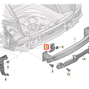 NEW AUDI Q3 F3 SPORTBACK REAR LEFT HOLDING STRAP 83A807329
