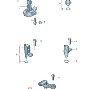 NEW VOLKSWAGEN T-ROC A11 COOLANT TEMPERATURE SENSOR 04E919501B