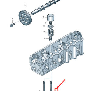NEW VOLKSWAGEN CRAFTER 2F MK1 EXHAUST VALVE 046109611F