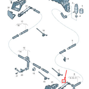 NEW AUDI Q8 4MN LEFT HEADLIGHT LIFT CYLINDER 4M8955101