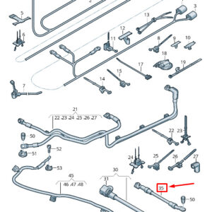 NEW AUDI Q8 4MN VOLTAGE CONVERTER EARTH LINE 4M6971534C