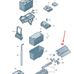 NEW VOLKSWAGEN CRAFTER 2F MK1 FUSE HOLDER COVER 2E0937555
