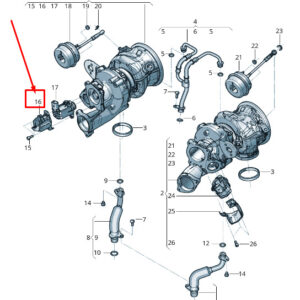 NEW AUDI Q8 4MN RIGHT TURBOCHARGER HEAT SHIELD 0P2145326