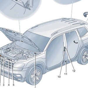 NEW VOLKSWAGEN ATLAS CA1 AC TYPE PLATE 3CN010008