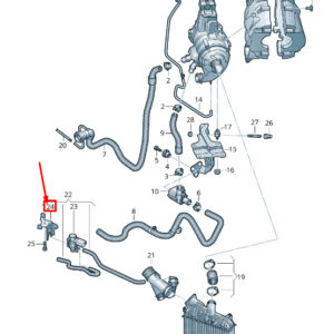 NEW AUDI Q7 4M SOLENOID VALVE BRACKET 4M0131425