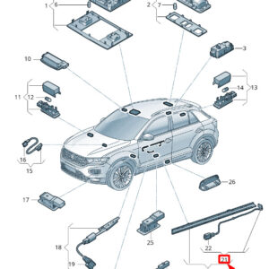 NEW VOLKSWAGEN T-ROC A11 LED MODULE LIGHTING 2GA927103A