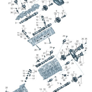 NEW AUDI RSQ8 ENGINE MAGNET HEAT SHIELD 06M103555C