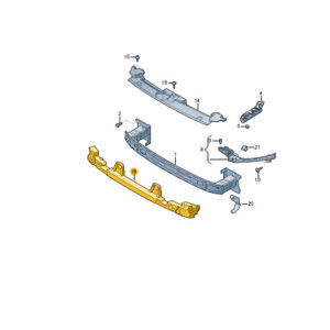 NEW AUDI A1 SPORTBACK GBA FRONT BUMPER FOAM 82A807251