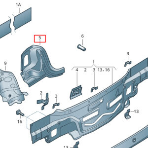 NEW VOLKSWAGEN AMEO REAR RIGHT TAILLIGHT MOUNTING 6RW813320