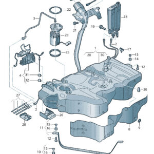 NEW VOLKSWAGEN ARTEON 3H7 FUEL TANK EARTH LINE 3Q0201142