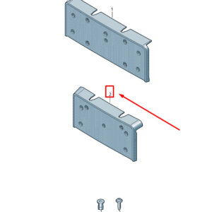 NEW AUDI Q7 4M FRONT BUMPER LICENSE PLATE HOLDER 4M0807287J9B9