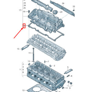 NEW VOLKSWAGEN ARTEON 3H7 CYLINDER HEAD GASKET 05L103483E