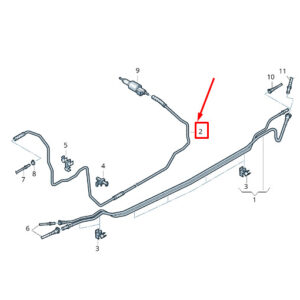 NEW VW AMAROK 2H FUEL LINE 2H0201901E