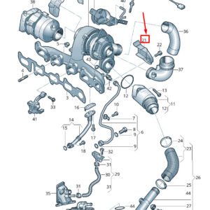 NEW AUDI Q2 GA TURBOCHARGER HEAT SHIELD 04L129969J