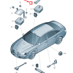 NEW AUDI RS7 SPORTBACK 4G ELECTRONIC SIREN RETAINER RHD 8T2951285