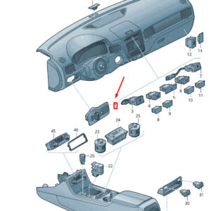 NEW VW TOUAREG 7P MK2 LIGHT COMBI SWITCH 7P6941431ABWZU