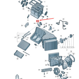NEW VW TOUAREG 7P MK2 HEAT EXCHANGER CLIP SEAL 7H0819058