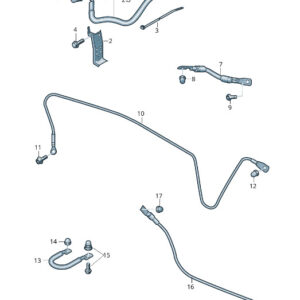 NEW AUDI A6 4A C8 ENGINE EARTH LINE 4K0971237
