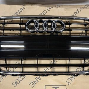 NEW AUDI A4 S-LINE GRILLE ASSEMBLY BLACK WITH CHROME TRIM 8K0853651ADT94