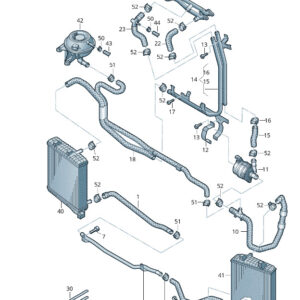 NEW VW TOUAREG 7P MK2 COOLANT HOSE PIPE 7P0121070AH