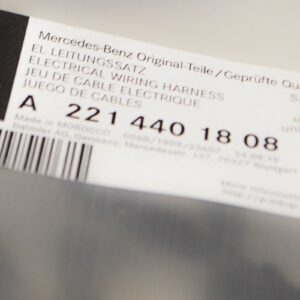 NEW MB CL C216 FRONT BUMPER PDC SENSOR WIRING HARNESS LOOM A2214401808 ORIGINAL