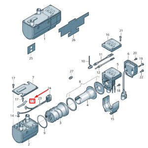 NEW VW CRAFTER 2F MK1 HEAT EXCHANGER HOUSING RETAINING PLATE 7M3819195