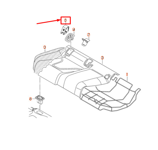 NEW AUDI A4 B8 REAR CHILD SEAT ISOFIX COVER TRIM 8T0887187DT4 ORIGINAL 1 NEW AUDI A4 B8 REAR CHILD SEAT ISOFIX COVER TRIM 8T0887187DT4 ORIGINAL