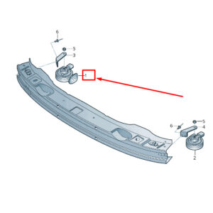 NEW AUDI Q5 8R RIGHT LOW TONE HORN SIGNAL 8RD951221