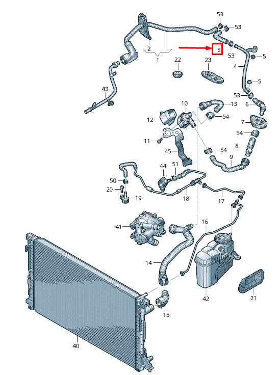 NEW AUDI A6 4A C8 ENGINE COOLANT HOSE 4K1819371L 1 NEW AUDI A6 4A C8 ENGINE COOLANT HOSE 4K1819371L