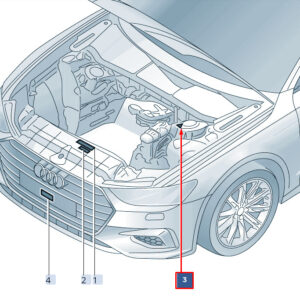NEW AUDI A6 C8 EXPANSION TANK NOTICE 8K0010571
