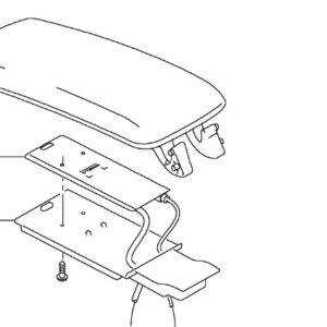 NEW AUDI A1 8X CENTER CONSOLE UPPER ARMREST PART 8X0864245CT29