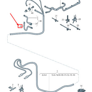 NEW AUDI Q8 4MN VOLTAGE CONVERTER EARTH LINE 4M6971534E