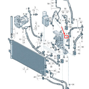 NEW AUDI Q5 FY ENGINE COOLANT PIPE 80A819928B