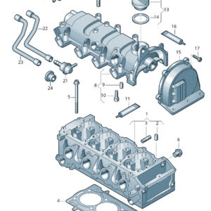 NEW VOLKSWAGEN CADDY 2K MK3 VENT HOSE 03F103493A