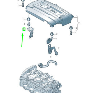 NEW VOLKSWAGEN ARTEON 3H7 INTAKE MANIFOLD SUSPENSION LUG 06K103390AE