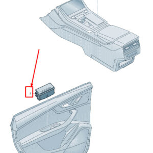 NEW AUDI Q8 4MN REAR LEFT DOOR ASHTRAY 4G88574052EO