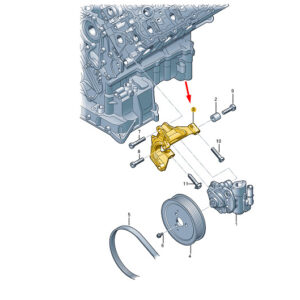 NEW VW TOUAREG 7P MK2 VANE PUMP RETAINER 06E145393H
