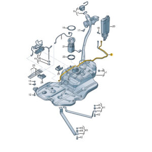 NEW VOLKSWAGEN TERAMONT BREATHER LINE 3QF201931B