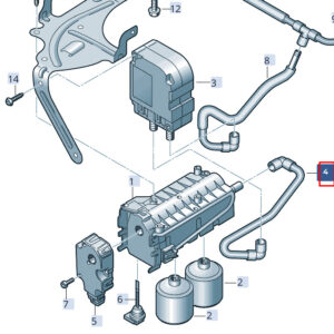 NEW AUDI A6 C8 AIR PIPE RHD 4K2819588