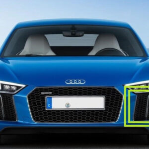 NEW AUDI R8 16-18 FRONT BUMPER N/S LEFT AIR GUIDE GRILL 4S0807683A3FZ