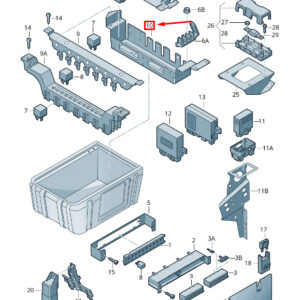 NEW VOLKSWAGEN CRAFTER 2F MK1 RELAY RETAINING PLATE 2E0937539E